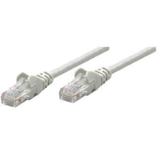 Kabel INTELLINET, patch CAT6, U/UTP, sivi, 0.25m
