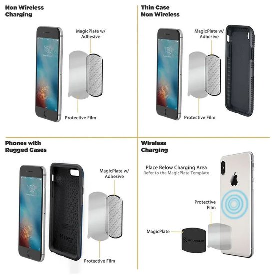 Držač za smartphone SCOSCHE MagicMount univerzalni magnetni nosač za auto, ventilacija