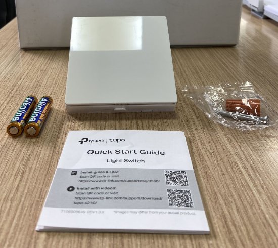 RABLJENI - Pametni zidni prekidač TP-LINK Tapo S210, bijeli