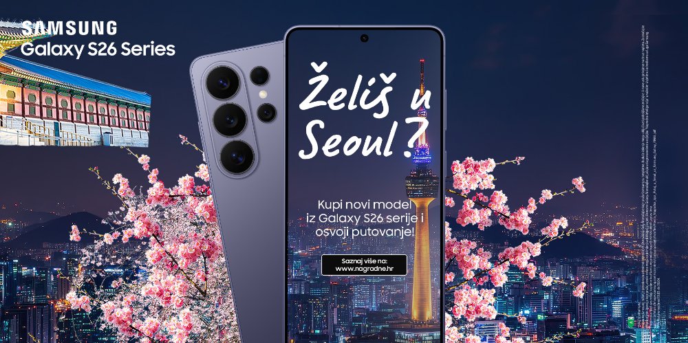 Prikažite detalje za Putuj u Seoul uz Galaxy S26! ✈️
