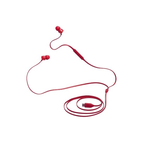 Slušalice JBL Tune 310C, USB-C, in-ear, crvene