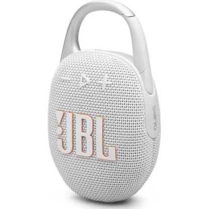Zvučnik JBL Clip 5, bluetooth, vodootporan, 7W, bijeli