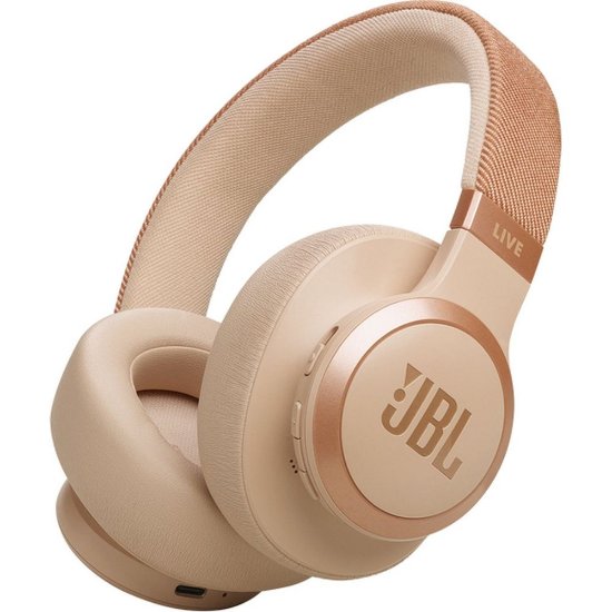 Slušalice JBL Live 770NC, bežične, Bluetooth, boje pijeska