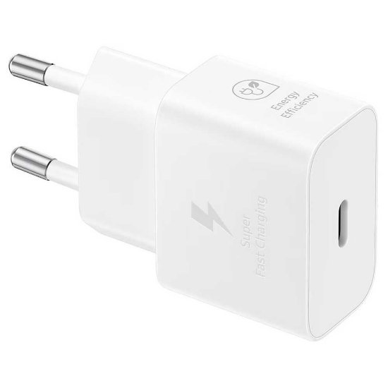 Kućni punjač SAMSUNG T2510, 25W, USB-C, bez kabela, bijeli