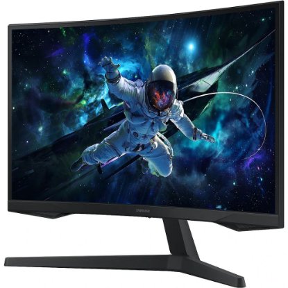 Monitor 27" SAMSUNG LS27CG552EUXEN, QHD, VA, 165Hz, 1ms, 330cd/m2, FreeSync, zakrivljeni, crni