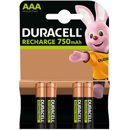 Baterija DURACELL D090231, punjiva, 750mAh, 1.2V, AAA, 4 kom