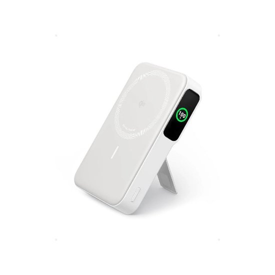 Prijenosna baterija ANKER MagGo 10K, 10000 mAh, Qi2, 15W, bijela