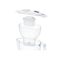 Vrč za filtriranje vode BRITA Aluna Memo, MAXTRA+, 2,4 l, sa dva filtera, bijeli