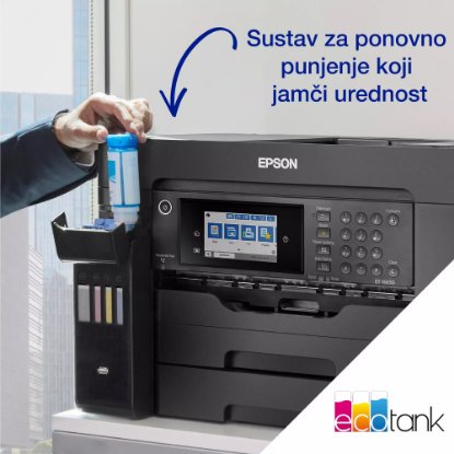 Multifunkcijski printer EPSON ITS L15160, printer/scanner/copy/fax, Eco Tank, A3, 4800 dpi, USB, LAN, WiFi