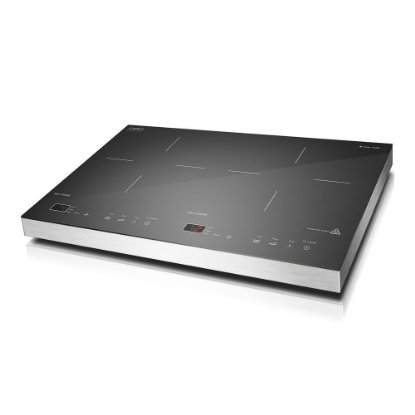 Indukcijska ploča CASO DESIGN S-Line 3500, 3500W, 2 zone, staklokeramika