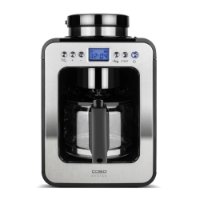 Aparat za kavu CASO DESIGN Coffee Compact electronic, 600W, za 4 šalice, crno-sivi