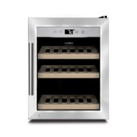 Hladnjak za vino CASO DESIGN WineSafe 12 Classic, za 12 boca, 52cm, energetski razred G, inox