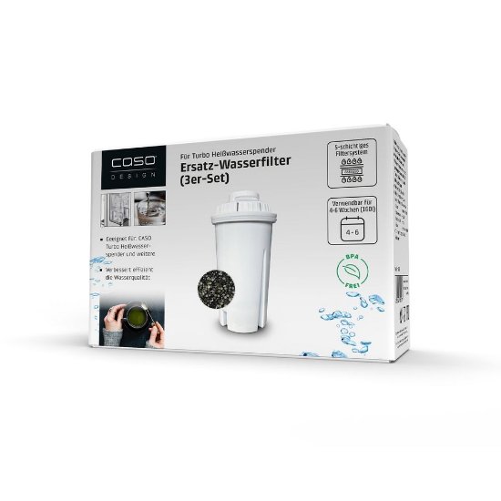 Filter za vodu CASO DESIGN Spare filter, za dispenzer vruće vode, 3 komada