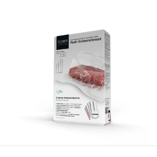 Set rola i vrećica za vakumiranje CASO DESIGN, 1 x 20x30 cm + role 20x600 cm, 30×600 cm