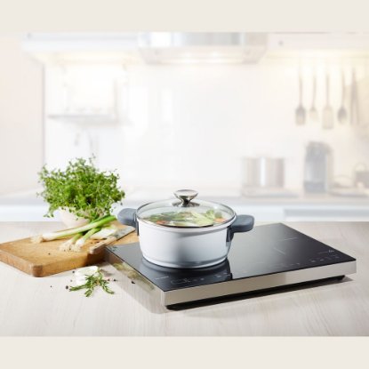 Indukcijska ploča CASO DESIGN S-Line 3500, 3500W, 2 zone, staklokeramika