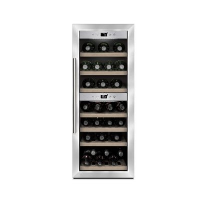 Hladnjak za vino CASO DESIGN WineComfort 380 Smart, za 38 boca, 103 cm, 2 temperaturne zone, energetski razred G