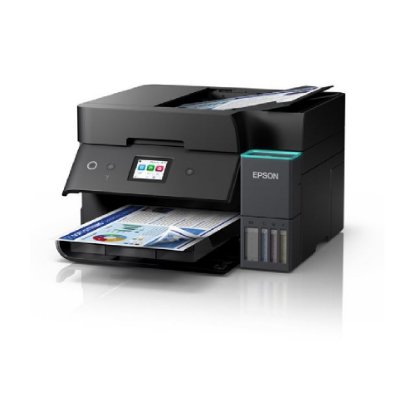 Multifunkcijski printer EPSON EcoTank L6390, printer/scanner/copy/fax, 4800 x 1200, USB, LAN, WiFi, crni