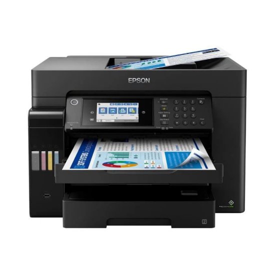 Multifunkcijski printer EPSON ITS L15160, printer/scanner/copy/fax, Eco Tank, A3, 4800 dpi, USB, LAN, WiFi