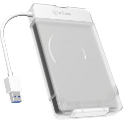 Eksterno kućište ICY BOX IB-AC703-U3, 2.5" SATA, USB 3.0, prozirno