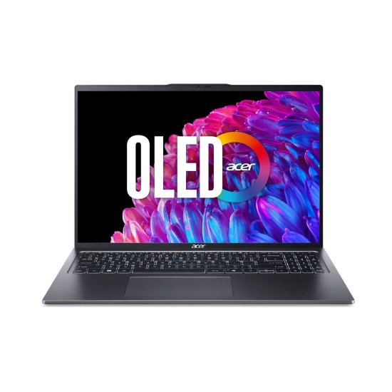 Laptop ACER Swift Go 16 OLED NX.KWNEX.003 / Core Ultra 5 125U, 16GB, 1TB SSD, Intel Graphics, 16" 3,2K 120Hz OLED, Windows 11, sivi