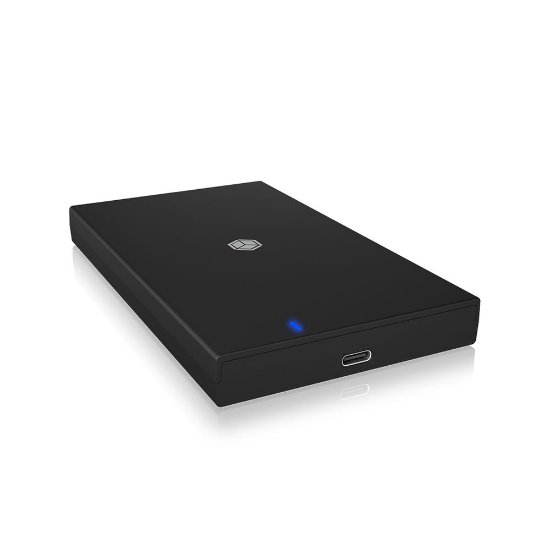 Eksterno kućište ICY BOX IB-200T-C3, 2.5'' HDD/SSD, USB-C/A, crno