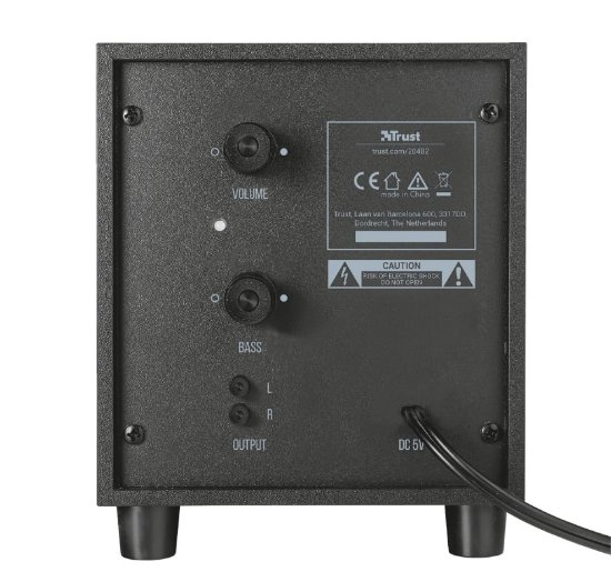 Zvučnici TRUST Avora 2.1, crni