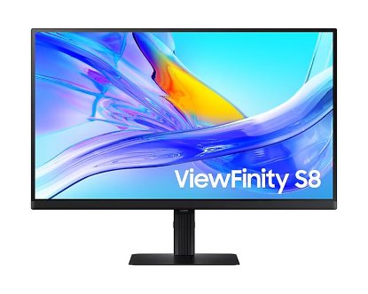 Premium monitor 27" SAMSUNG ViewFinity S8 LS27D800UAUXEN, 4K UHD, IPS, 60Hz, 5ms, 350cd/m2, pivot, crni