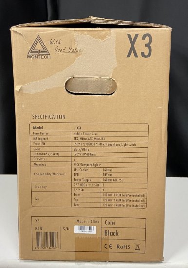 RABLJENI - Računalo LINKS Gaming PC G124I / Core i3 13100F, 16GB DDR4, 1TB SSD NVMe, RX6600 8GB, WIFI, bez OS