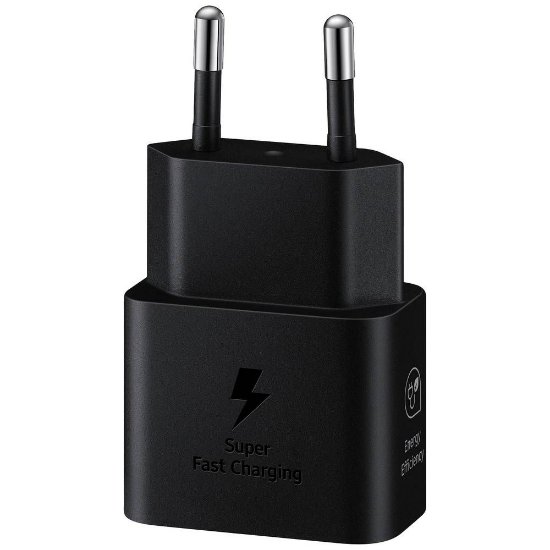 Kućni punjač SAMSUNG T2510, 25W, USB-C, USB-C kabel, crni