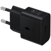 Kućni punjač SAMSUNG T2510, 25W, USB-C, USB-C kabel, crni
