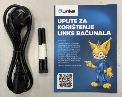 RABLJENI - Računalo LINKS Gaming PC G124I / Core i3 13100F, 16GB DDR4, 1TB SSD NVMe, RX6600 8GB, WIFI, bez OS