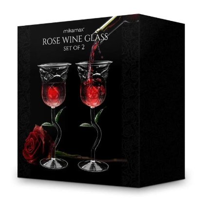 Set čaša za vino MIKAMAX Rose Wine Glass Set