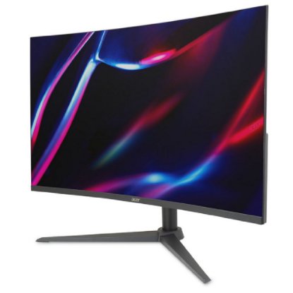 Gaming monitor 32" ACER XZ322QU P3 UM.JX0EE.309, QHD, VA, 180Hz, 1ms, 400cd/m2, FreeSync, zakrivljeni, zvučnici, crni