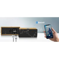 Zvučnik GENIUS SP-HF505BT, 20W, Bluetooth, drveni, tamno-smeđi