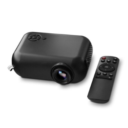 Projektor LED MIKAMAX Smart Mini projector, 480x360, 1800 lumena, 2000:1, HDMI, USB, WiFi, crni