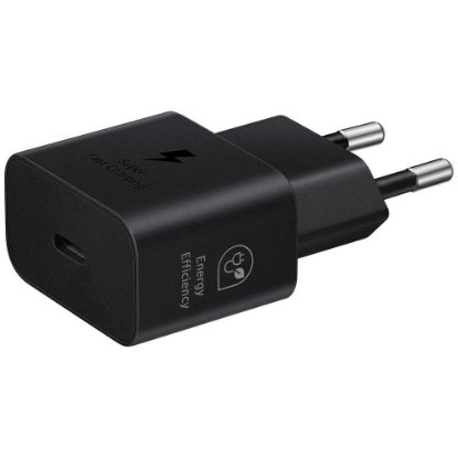 Kućni punjač SAMSUNG T2510, 25W, USB-C, bez kabela, crni