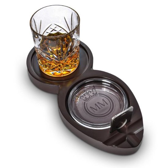 Poklon set MIKAMAX Whisky and Cigar Tray