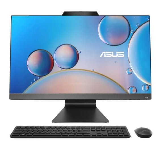 Računalo AiO ASUS A3402WVAK-WB53C1 / 24" FHD IPS, Core i5 1335U, 16GB, 512GB SSD, Intel HD Graphics, WiFi, tipkovnica, miš, bez OS, crno