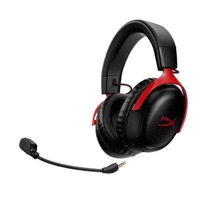 Slušalice HyperX Cloud III Wireless, bežične, crno-crvene