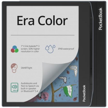 E-Book Reader POCKETBOOK Era Color, 7" Touch, 32GB, WiFi, Bluetooth, plavo-crni