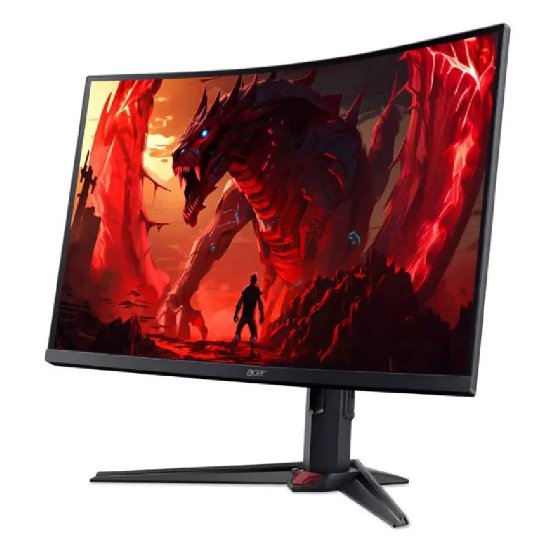 Gaming monitor 27" ACER XZ273U P2 UM.HX3EE.207, WQHD, VA, 180Hz, 2ms, 300cd/m2, zakrivljeni, zvučnici, crni