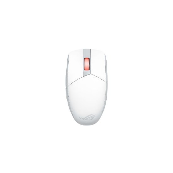 Miš ASUS ROG Strix Impact III, RGB, optički, bežični, BT, 36000dpi, bijeli