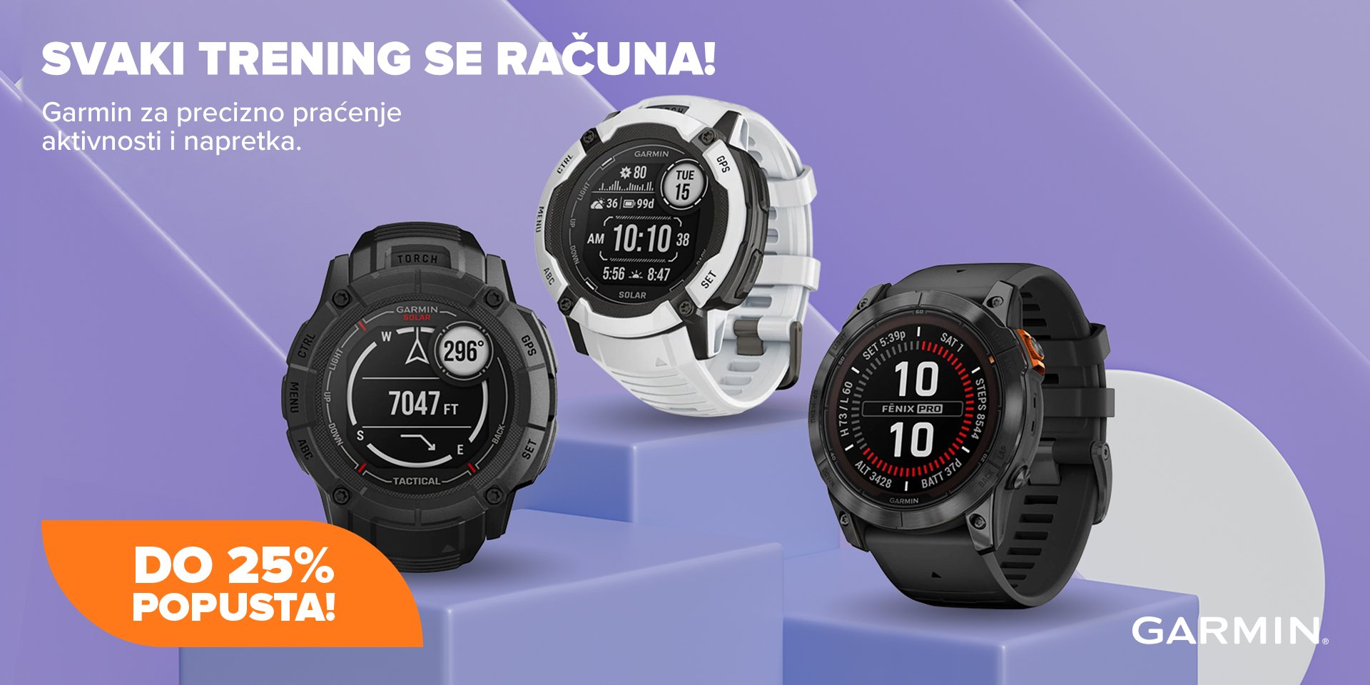 Garmin satovi po akcijskim cijenama