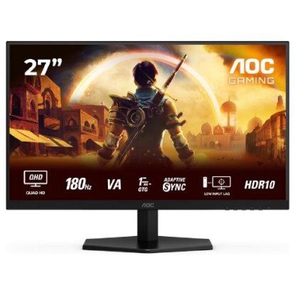 Gaming monitor 27" AOC Q27G42XNE, QHD, VA, 180Hz, 1ms, 300cd/m2, crni