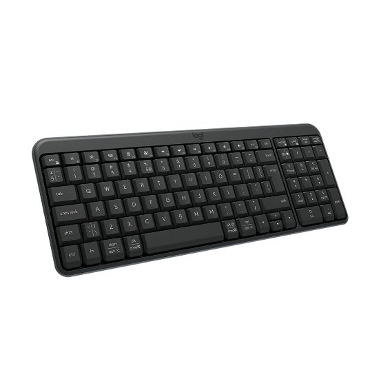 Tipkovnica LOGITECH K250 Compact Bluetooth Combo, bežična, crna