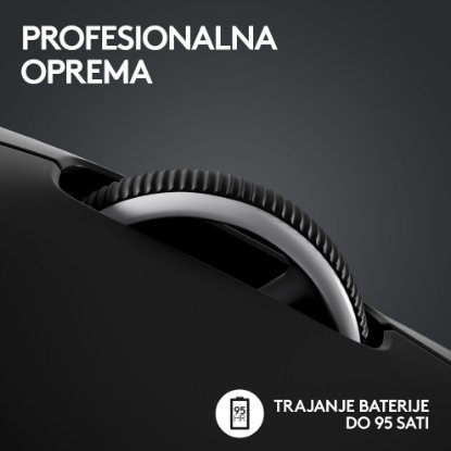 Miš LOGITECH Pro X Superlight 2, bežični, optički, 32000dpi, crni, USB