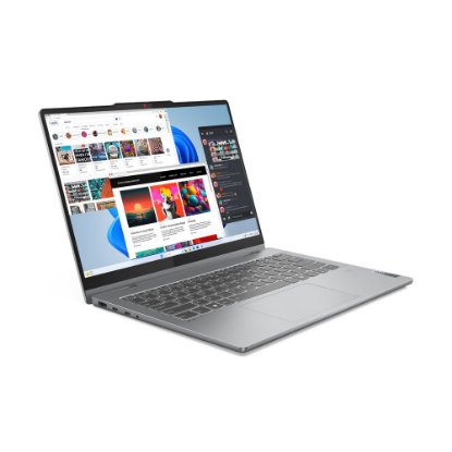 Laptop LENOVO IdeaPad 5 83DT0086SC / Core 5 120U, 16GB, 1TB SSD, Intel HD Graphics, 14" WUXGA OLED Touch, Windows 11, sivi
