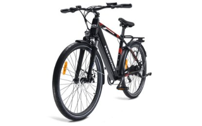 Električni bicikl MS ENERGY e-bike t10, kotači 28", crno-crveni