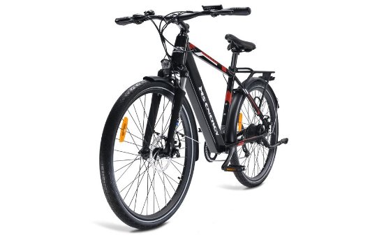 Električni bicikl MS ENERGY e-bike t10, kotači 28", crno-crveni