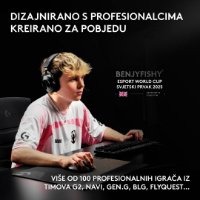 Miš LOGITECH Pro X2 Superstrike, bežični, optički, 44000dpi, bijeli, USB